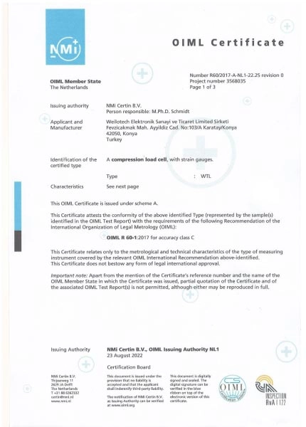 Certificates